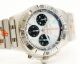 Swiss Replica Breitling Chronomat SS White Chronograph Dial Bullet Band Watch (3)_th.jpg